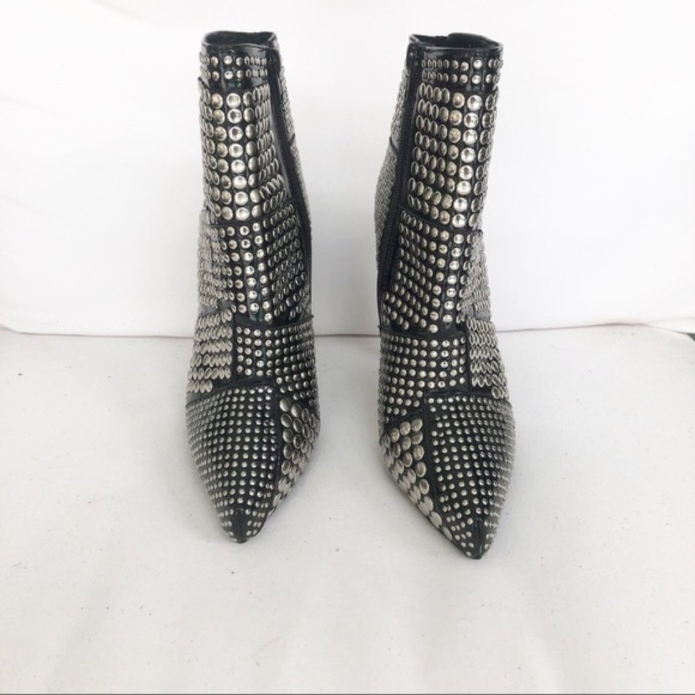 Jeffrey Campbell Gauntlet Bootie Studded Booties 5 - Picture 3 of 8